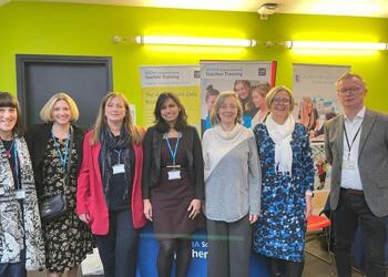 Buzzing and busy at Bucks Train to Teach Event
